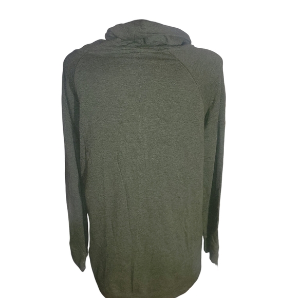 Natural Reflections Olive Green Slouchy Turtleneck Sweater M - Picture 6 of 7